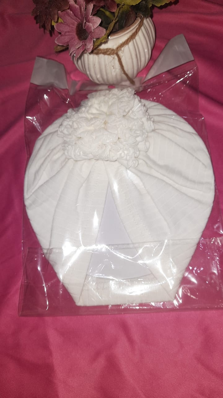 Bowknot Hair Bow Turban Hats Beanie Caps Headwraps for Baby & Toddlers Kids - Rayon