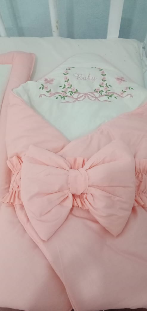 Luxury Handmade 25PCS Baby Crib Bedding Set – Soft Cotton Nursery Bedding Collection 80x140 CM