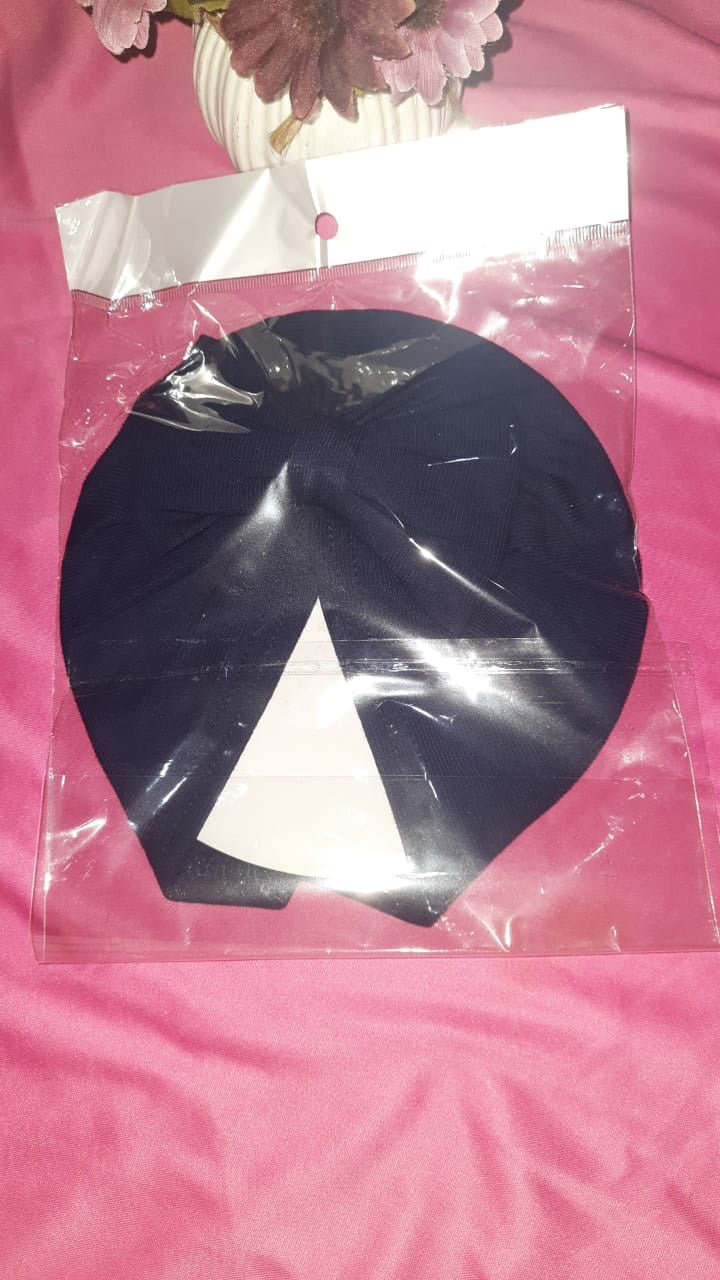 Bowknot Hair Bow Turban Hats Beanie Caps Headwraps for Baby & Toddlers Kids - Lace