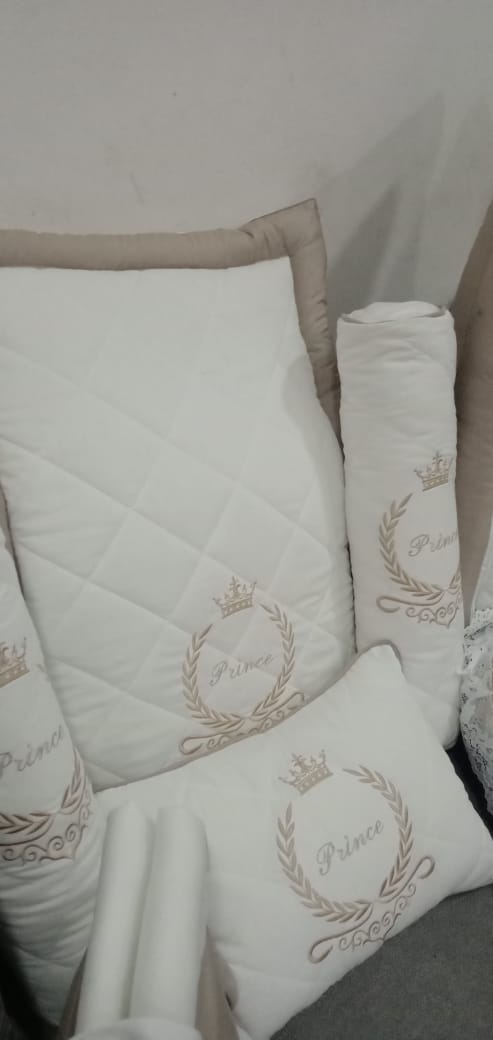 Luxury Handmade 25PCS Baby Crib Bedding Set – Soft Cotton Nursery Bedding Collection 80x140 CM