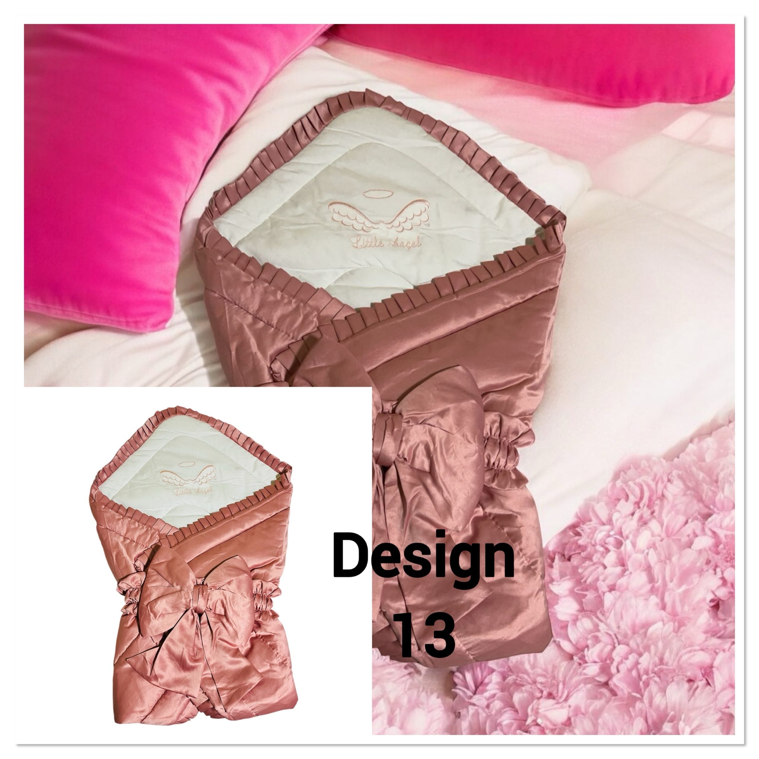 Baby Swaddle Wrap/ Hand Made Luxury Blanket/Sleeping Bags