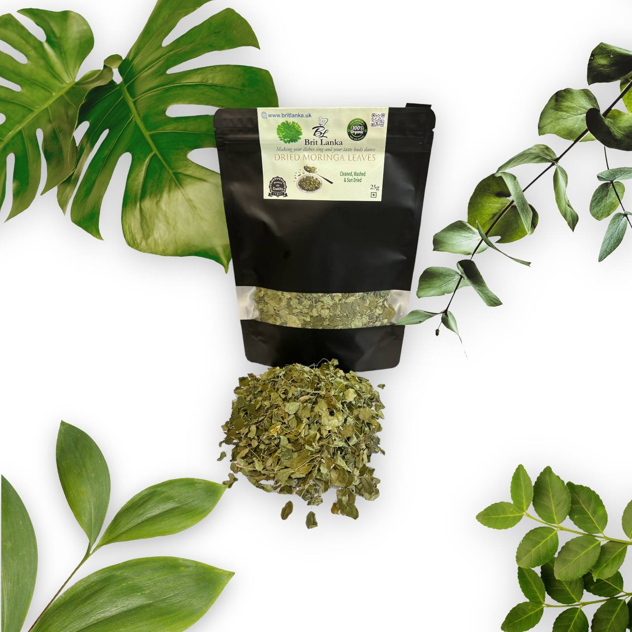 Dried Organic Moringa Leaves