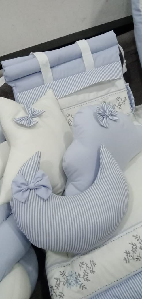 Luxury Handmade 25PCS Baby Crib Bedding Set – Soft Cotton Nursery Bedding Collection 80x140 CM