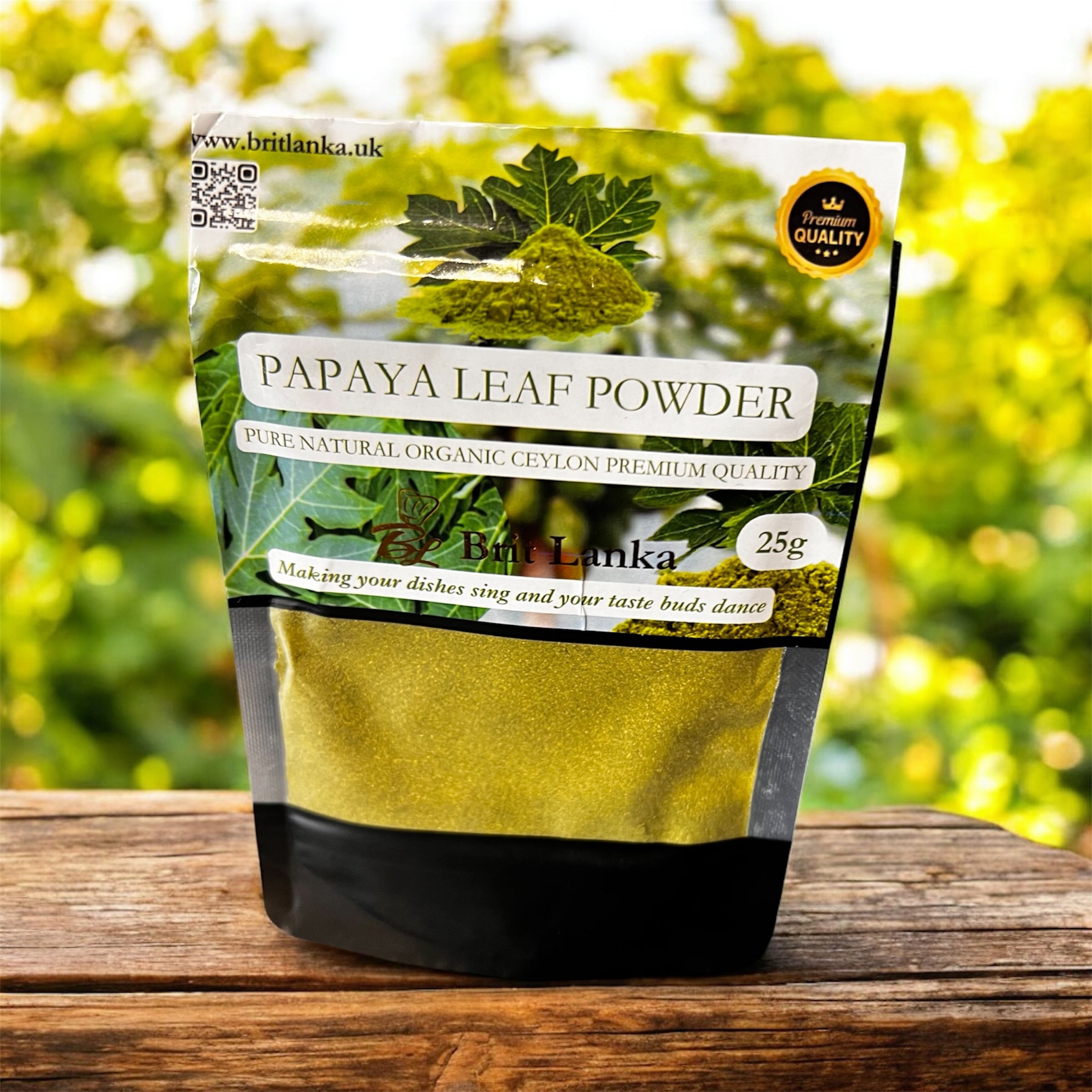 🌿 Organic Papaya Leaf Powder 25g | Detox Naturally | 100% Pure & Natural