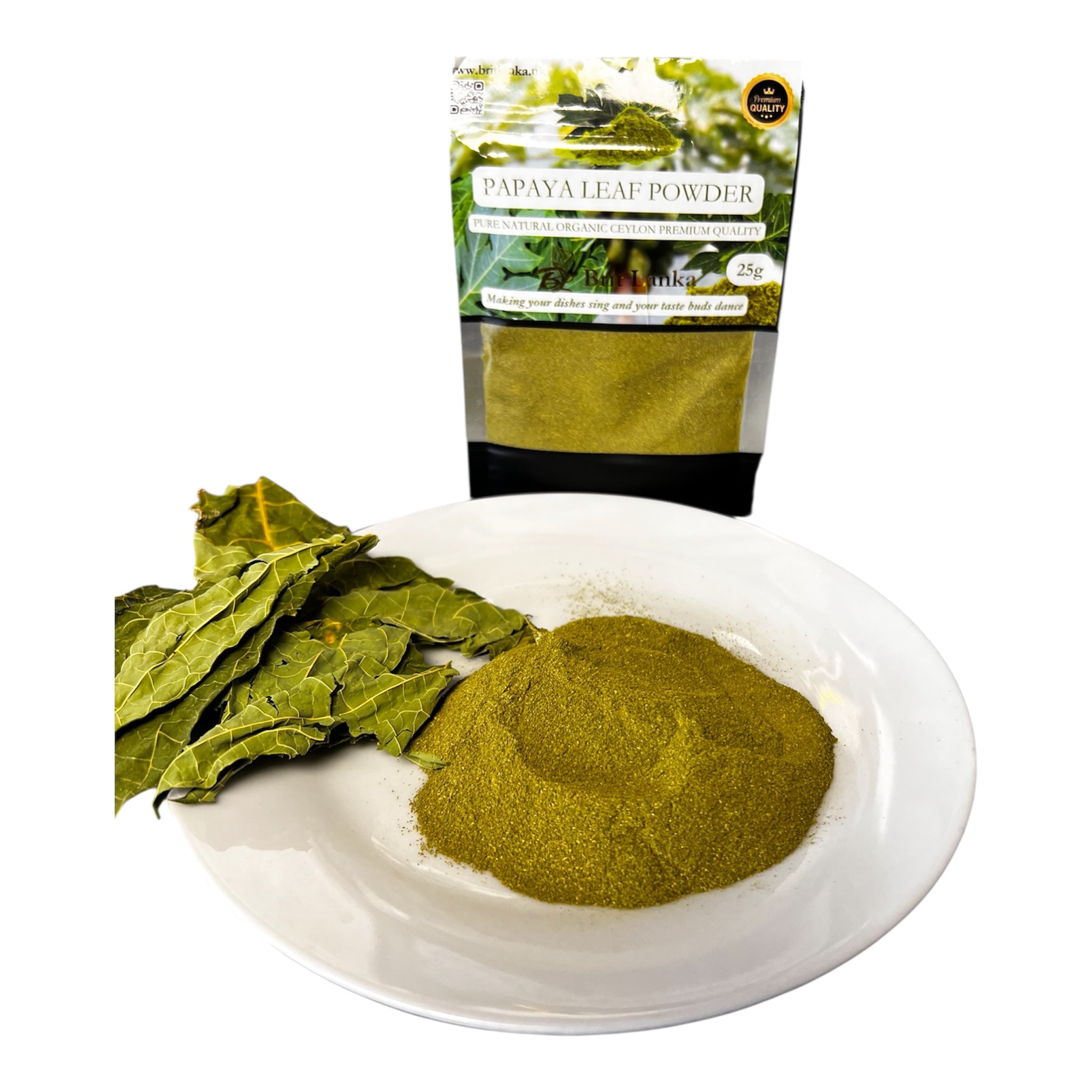🌿 Organic Papaya Leaf Powder 25g | Detox Naturally | 100% Pure & Natural