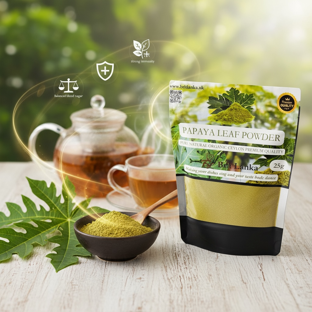 🌿 Organic Papaya Leaf Powder 25g | Detox Naturally | 100% Pure & Natural
