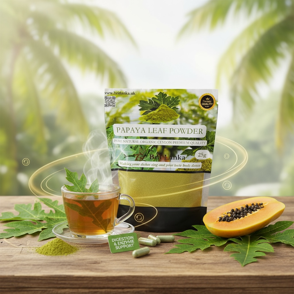 🌿 Organic Papaya Leaf Powder 25g | Detox Naturally | 100% Pure & Natural
