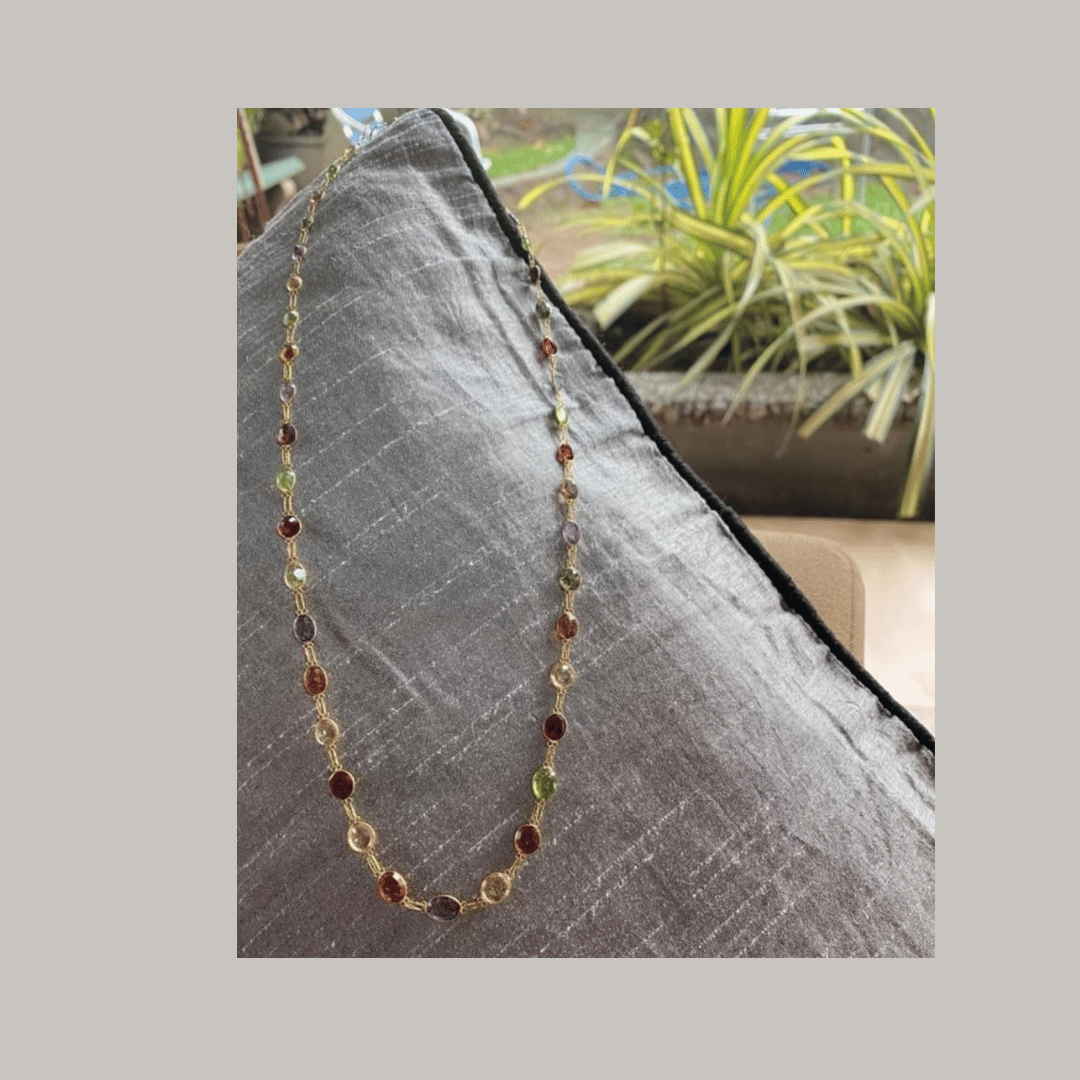 Gold Semi Precious Necklace