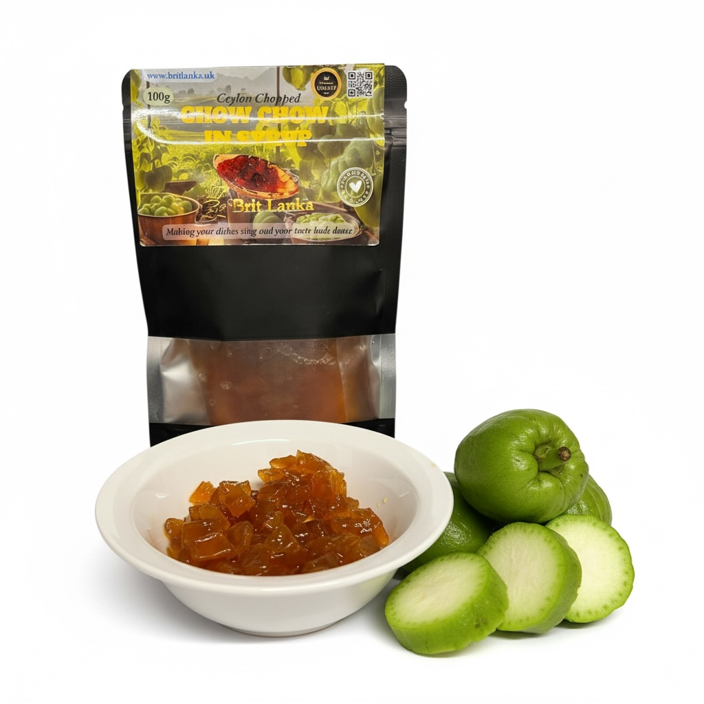 Ceylon chopped chow chow preserve in syrup used as natural fruit ingredient for Christmas and wedding cakes
