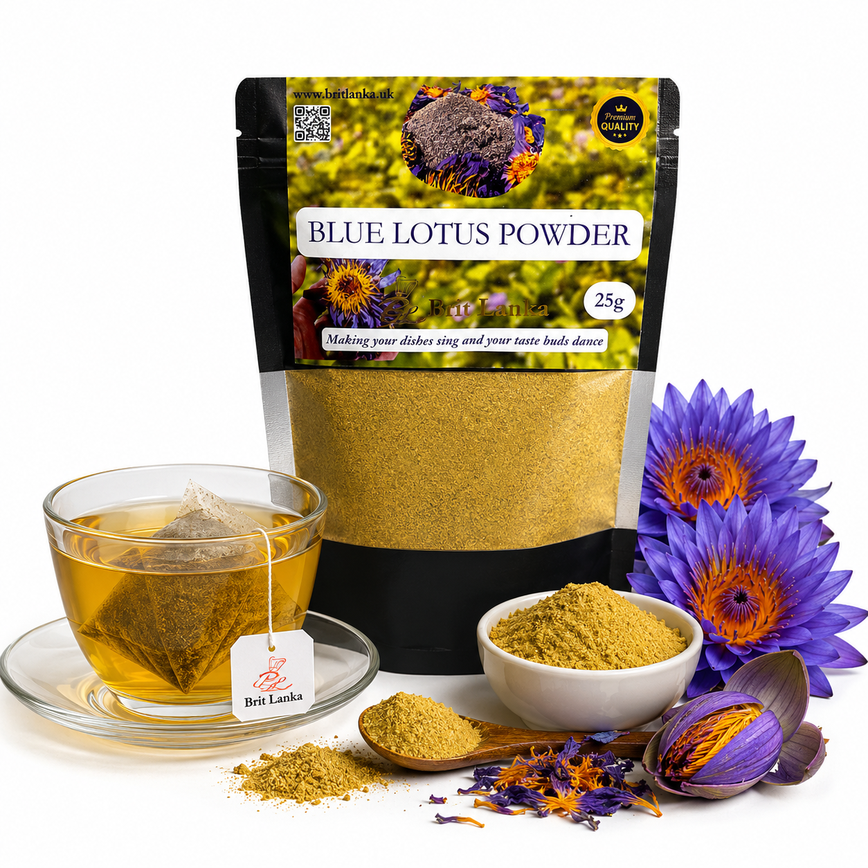 Blue Lotus Flower Powder