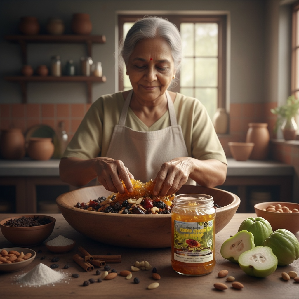 Ceylon Chopped Chow Chow Preserve In Syrup 100g