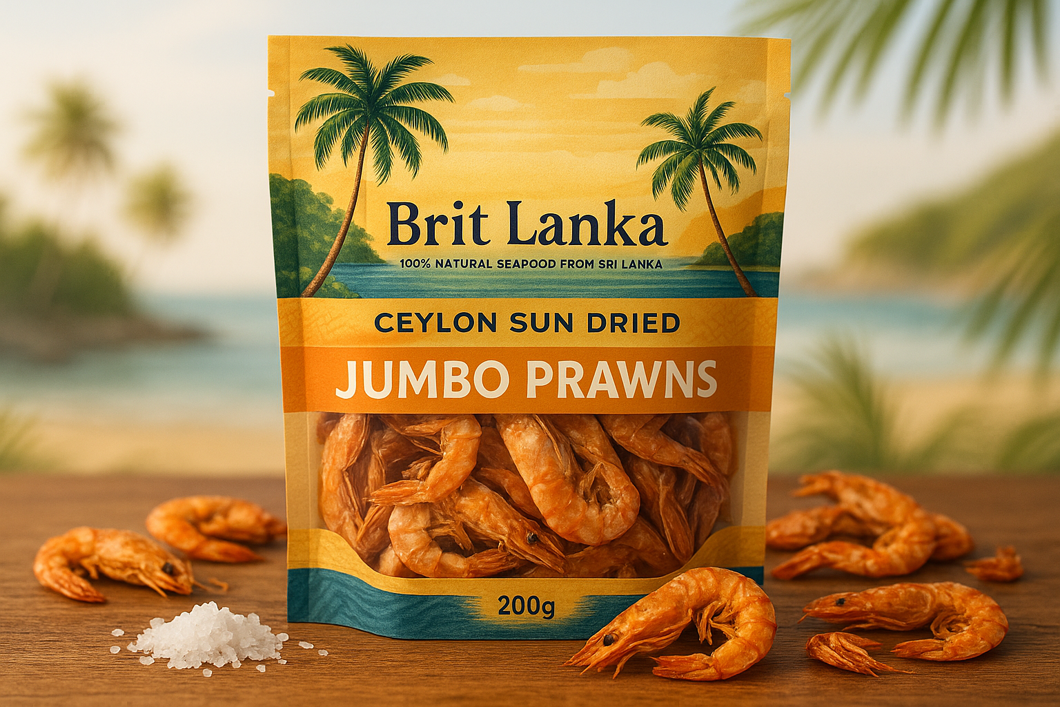 Ceylon Sun Dried Jumbo | 100% Natural Sri Lankan Seafood