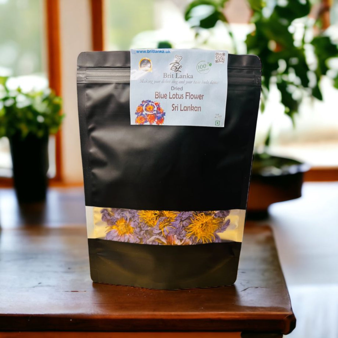 dried blue lotus flower
