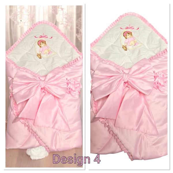 Baby Swaddle Wrap/ Hand Made Luxury  Blanket/Sleeping Bags - S4