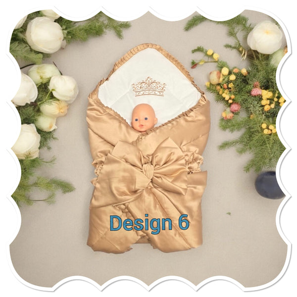 Baby Swaddle Wrap/ Hand Made Luxury  Blanket/Sleeping Bags - S6