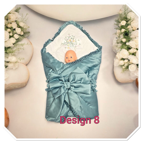 Baby Swaddle Wrap/ Hand Made Luxury  Blanket/Sleeping Bags - S8