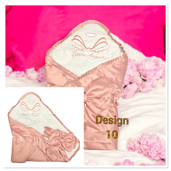 Baby Swaddle Wrap/ Hand Made Luxury  Blanket/Sleeping Bags - S10