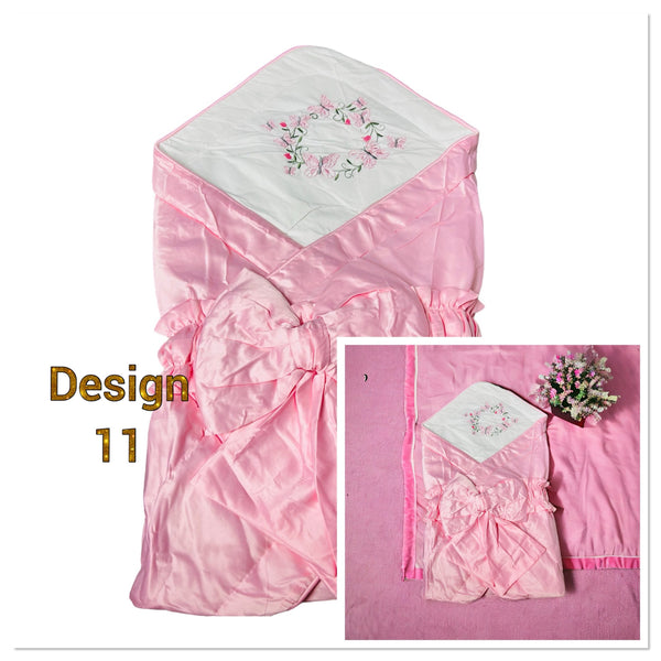 Baby Swaddle Wrap/ Hand Made Luxury  Blanket/Sleeping Bags - S11