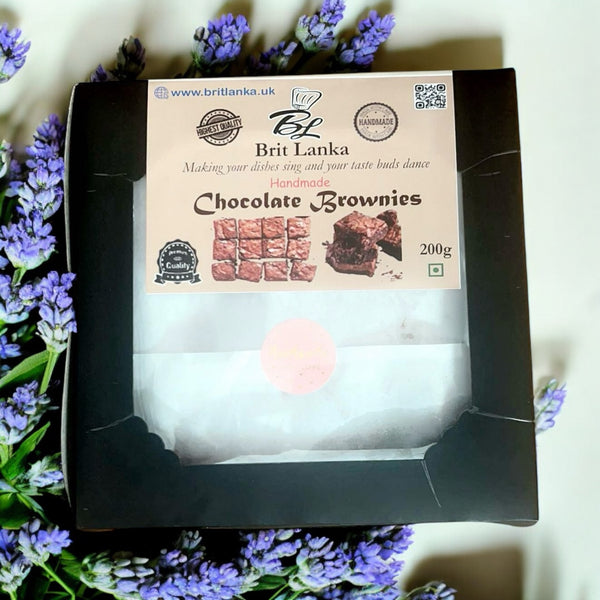 Chocolate Brownie Box /Luxury Homemade Brit Lanka Online Shop. All occasion 6 Piece 200g