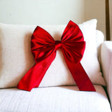 Hand Made large 11cm wide 6pcs Red COOLERS satin Bow decorations ,gift craft